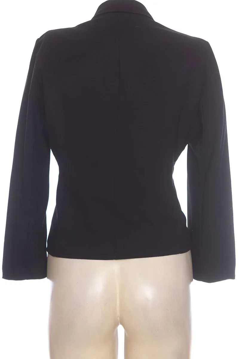 Chaqueta / Abrigo color Negro - Bershka