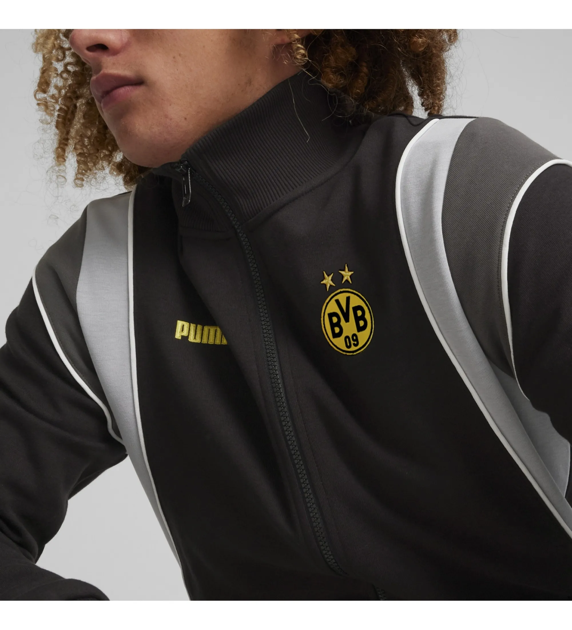 Chaqueta Borussia Dortmund FtblArchive negro