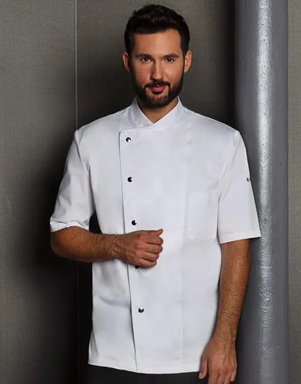 Chaqueta Chef Gustav manga corta blanco