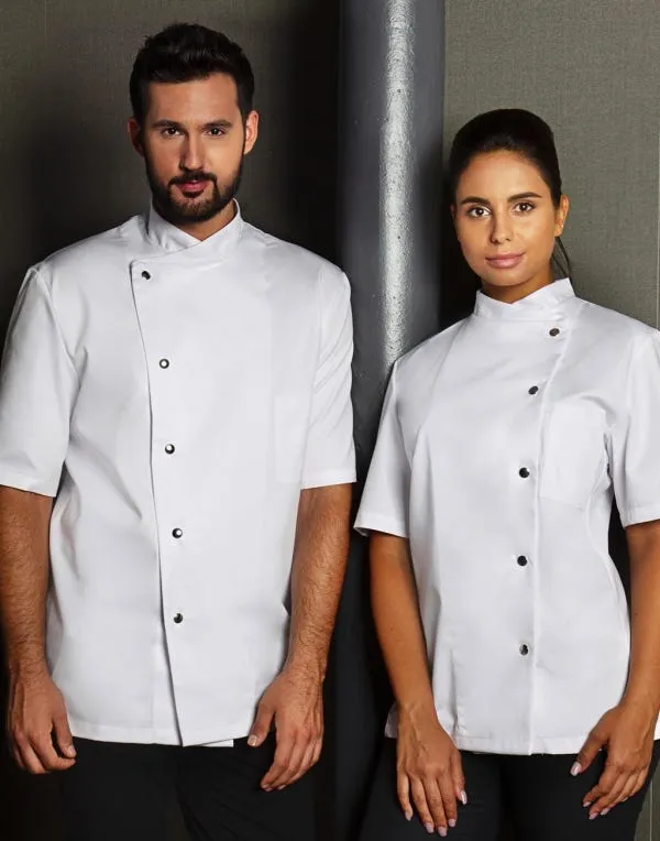 Chaqueta Chef Gustav manga corta blanco