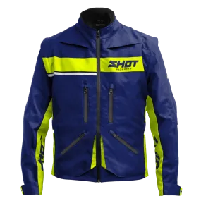 Chaqueta de Enduro Shot Contact Assault 2.0 Azul-Amarillo Neón