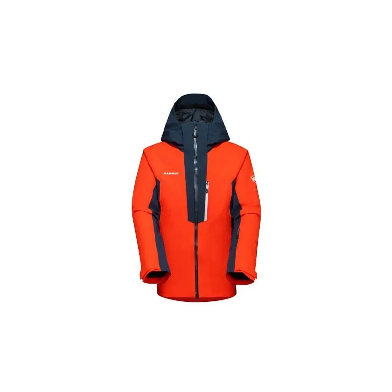 Chaqueta de esquí Mammut Stoney HS (Navy Hot Red) Hombre