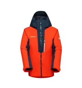 Chaqueta de esquí Mammut Stoney HS (Navy Hot Red) Hombre