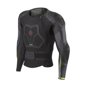 Chaqueta de Protección Zandonà Netcube x8 Negro-Amarillo Fluo