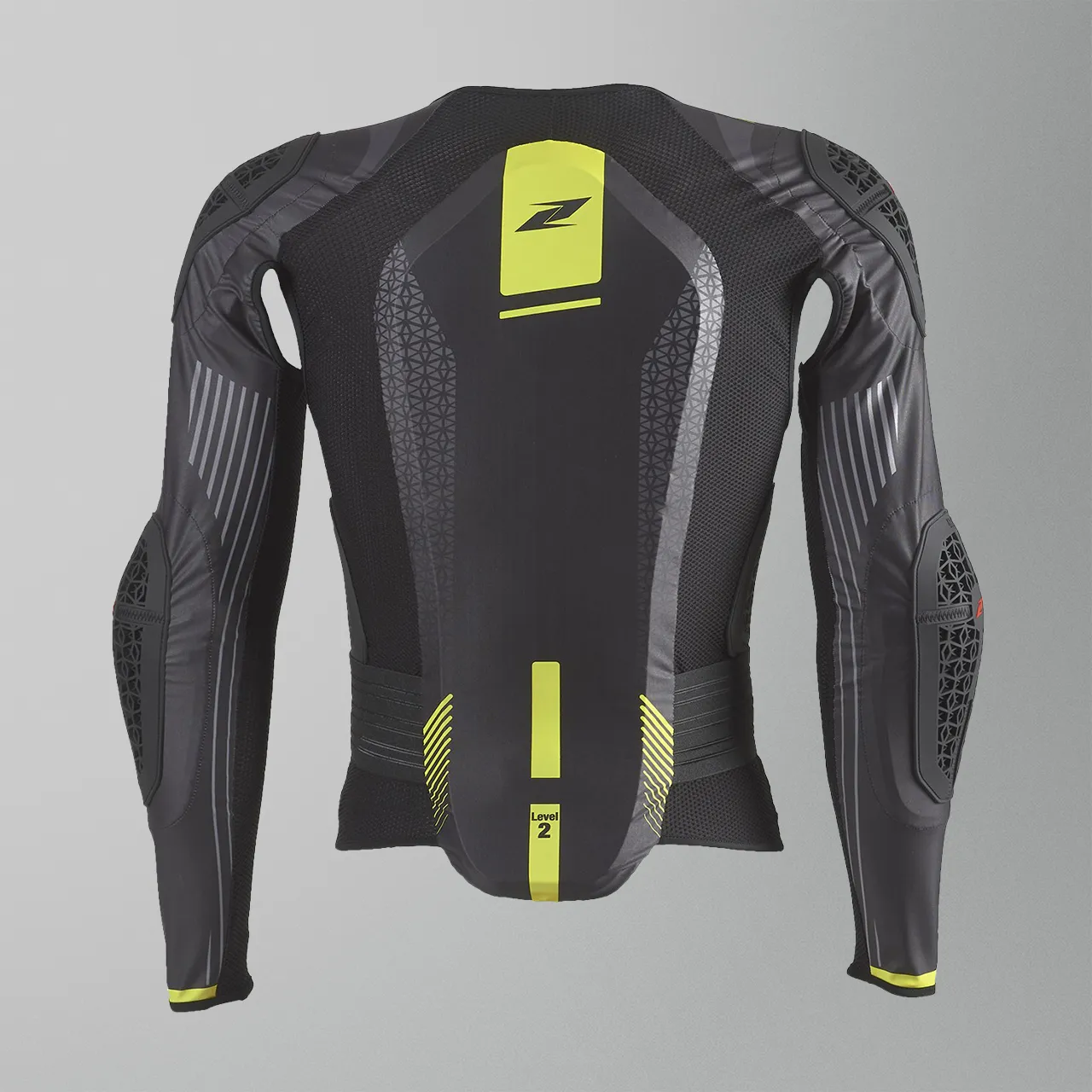 Chaqueta de Protección Zandonà Netcube x8 Negro-Amarillo Fluo