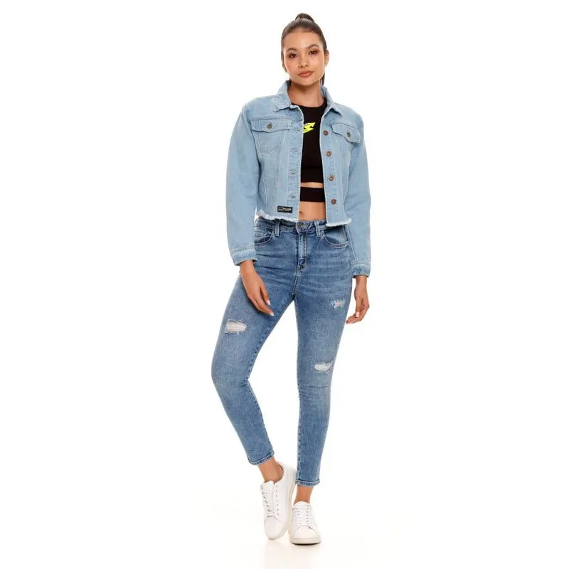 Chaqueta Denim Para Mujer   Pilatos