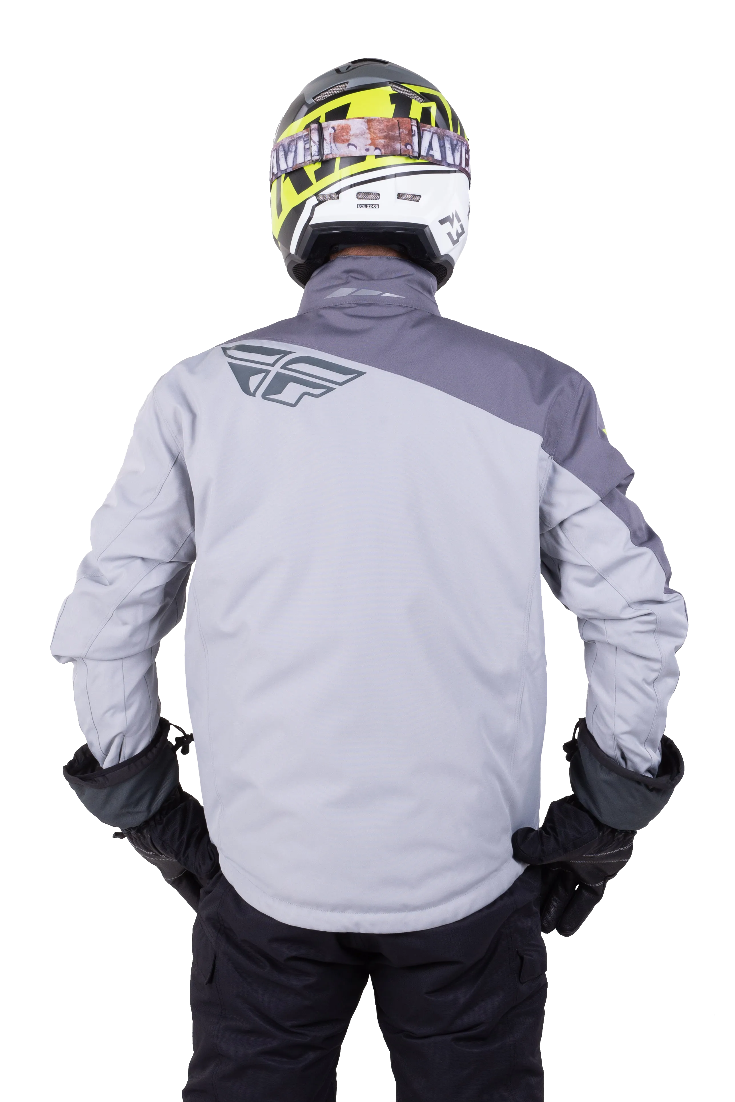 Chaqueta FLY Racing Aurora Negro/Gris S/Hi-vis