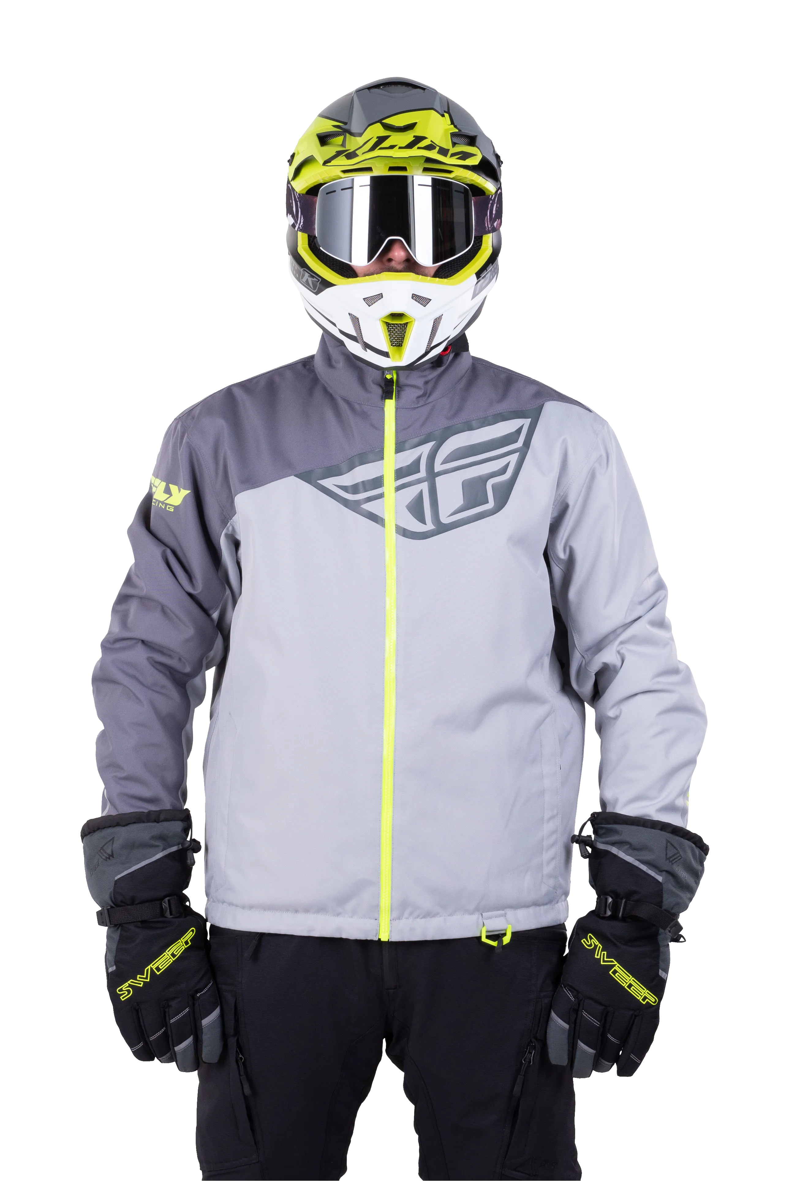 Chaqueta FLY Racing Aurora Negro/Gris S/Hi-vis