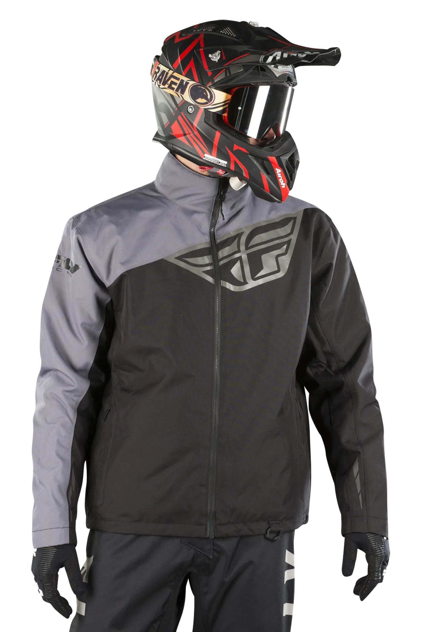 Chaqueta FLY Racing Aurora Negro/Gris