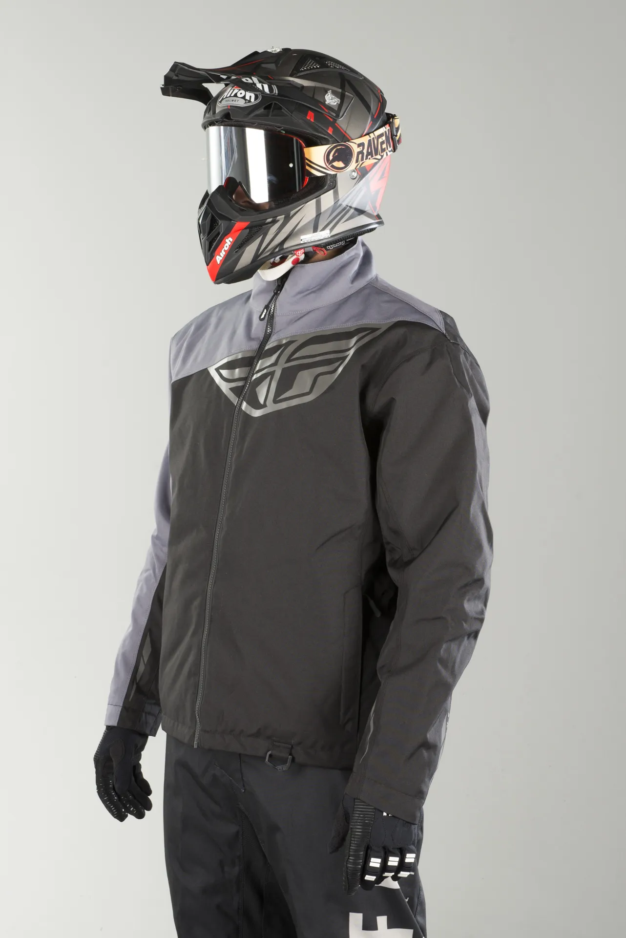 Chaqueta FLY Racing Aurora Negro/Gris