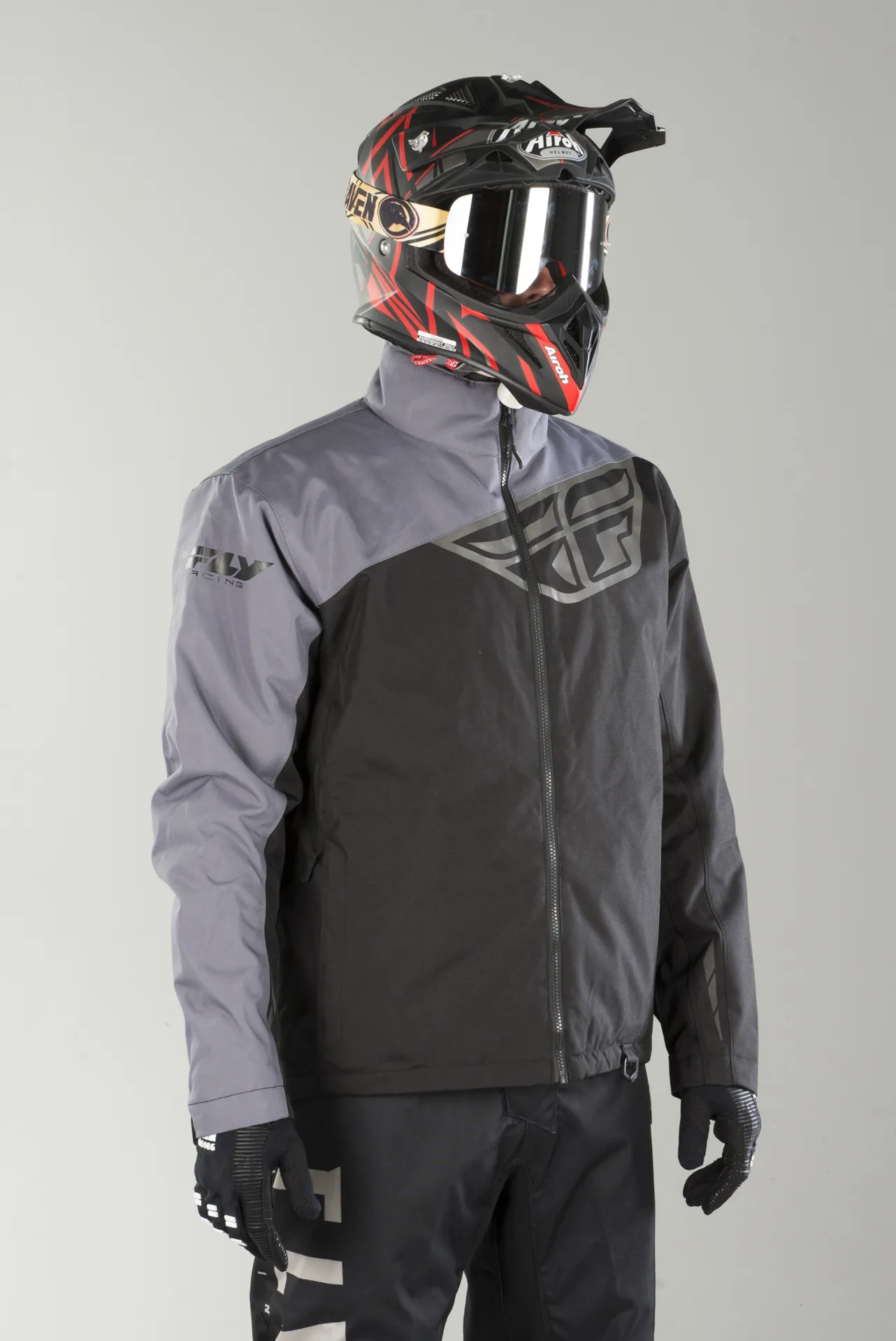 Chaqueta FLY Racing Aurora Negro/Gris