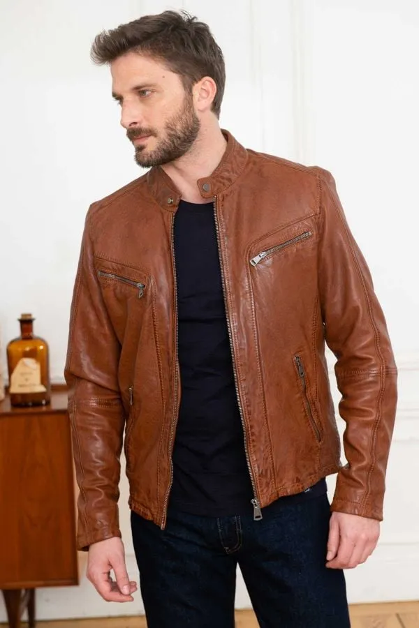 Chaqueta Hombre Cityzen Antalya Cognac