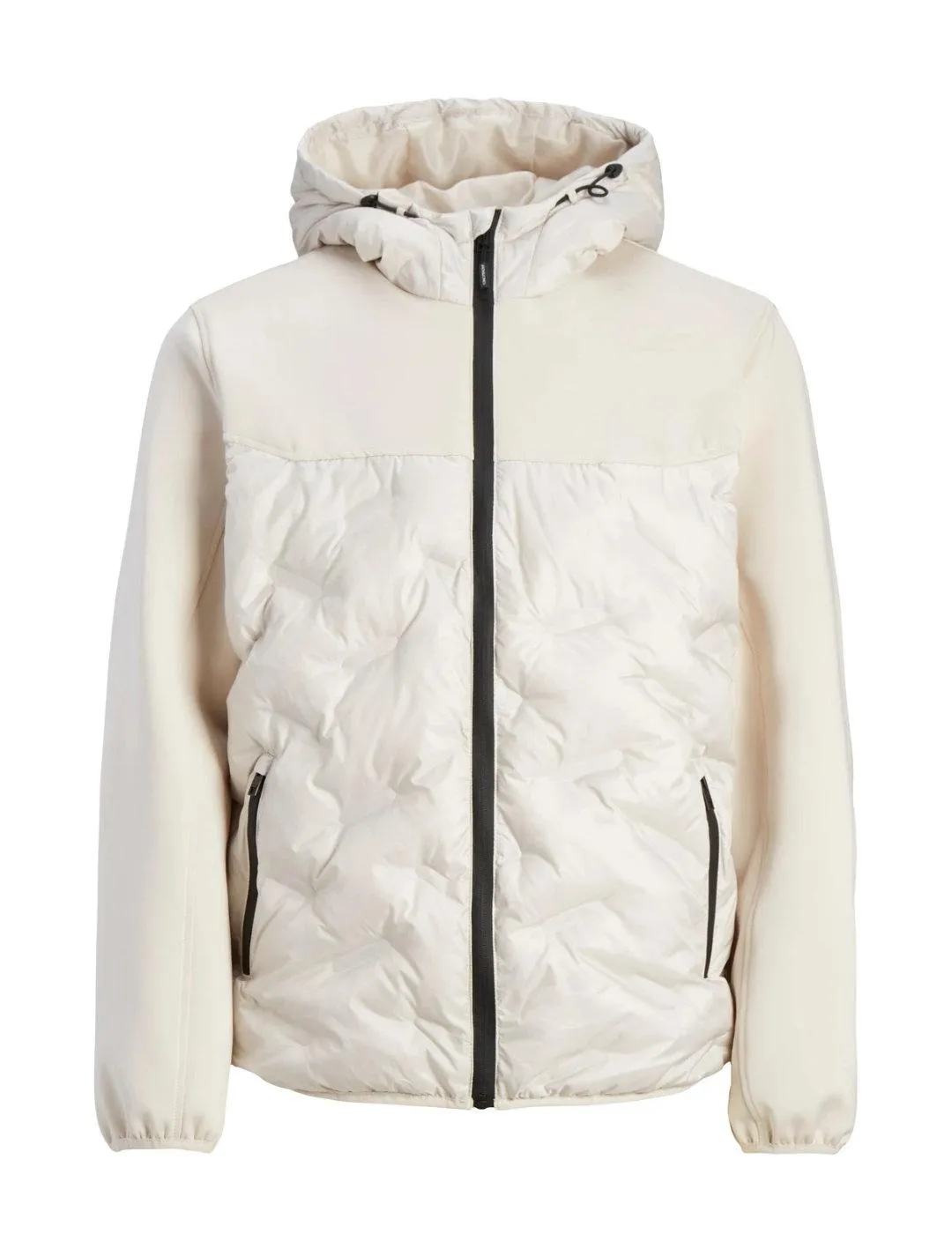 Chaqueta Jack&Jones Multi beige con capucha para hombre