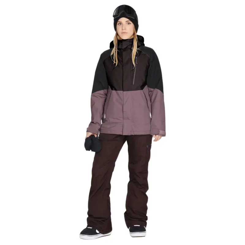 Chaqueta para la nieve Volcom ARIS INS GORE-Tex (BLACK PLUM) Mujer