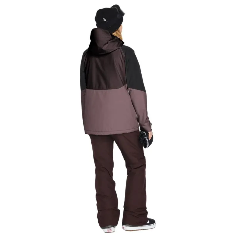 Chaqueta para la nieve Volcom ARIS INS GORE-Tex (BLACK PLUM) Mujer