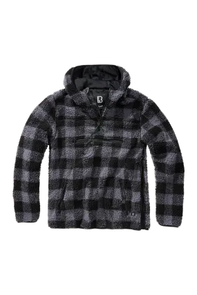 Chaqueta Polar Brandit Worker Negro-Gris