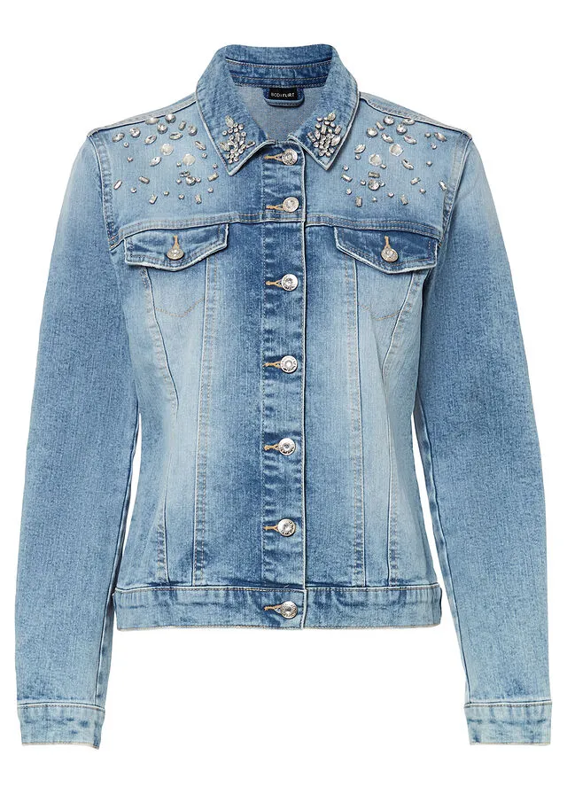 Chaqueta vaquera denim azul