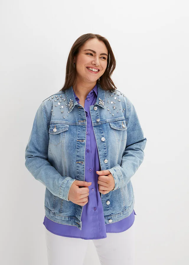 Chaqueta vaquera denim azul