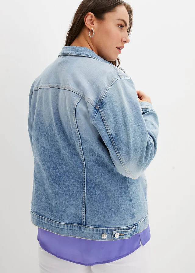 Chaqueta vaquera denim azul