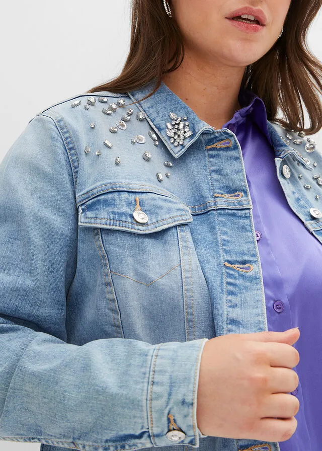 Chaqueta vaquera denim azul