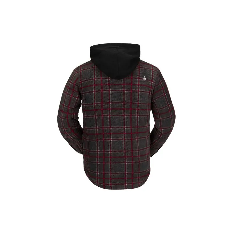 Chaqueta Volcom Field Insulated Flannel (Black Plaid) Hombre