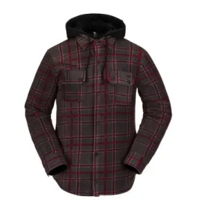 Chaqueta Volcom Field Insulated Flannel (Black Plaid) Hombre