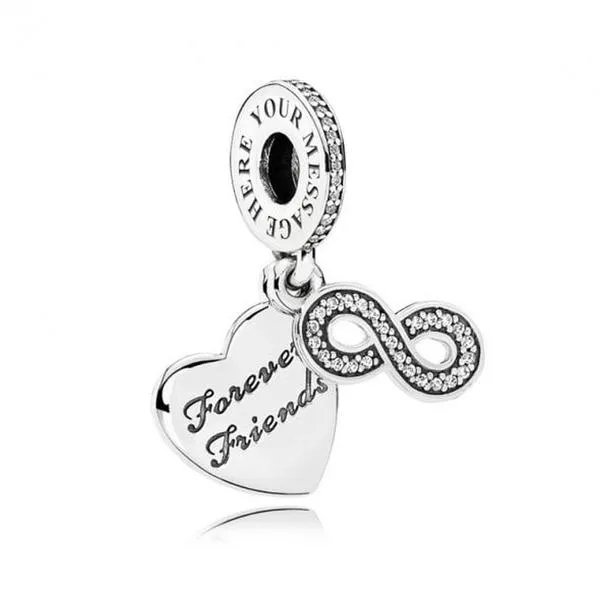 charm colgante pandora amigas para siempre