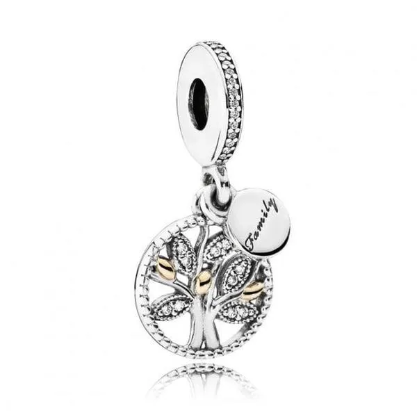 charm pandora colgante Árbol familiar