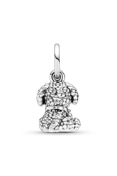 charm pandora colgar plata caniche