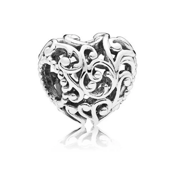 charm pandora corazón real