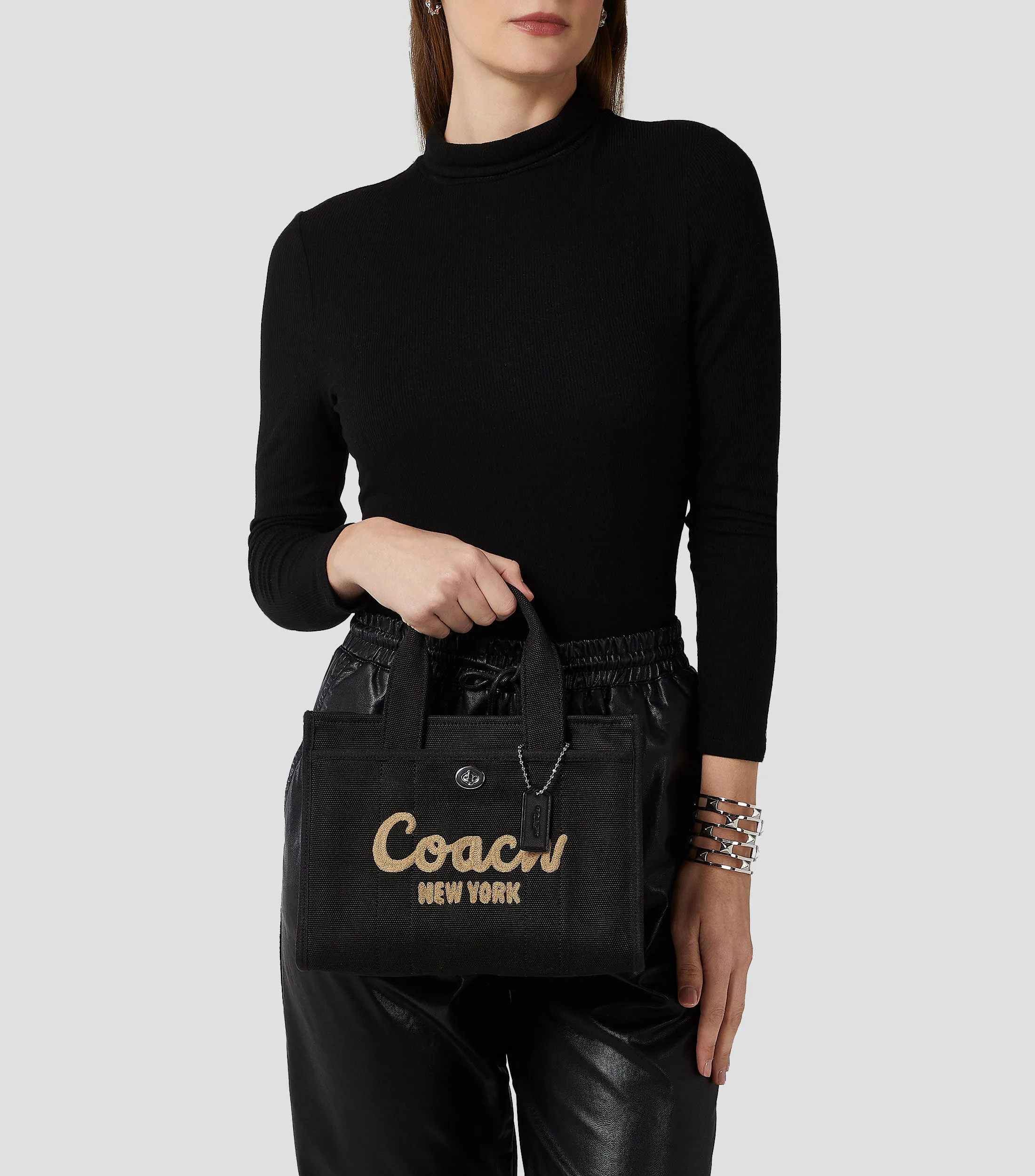 Coach Bolso tote negro Varsity Mujer