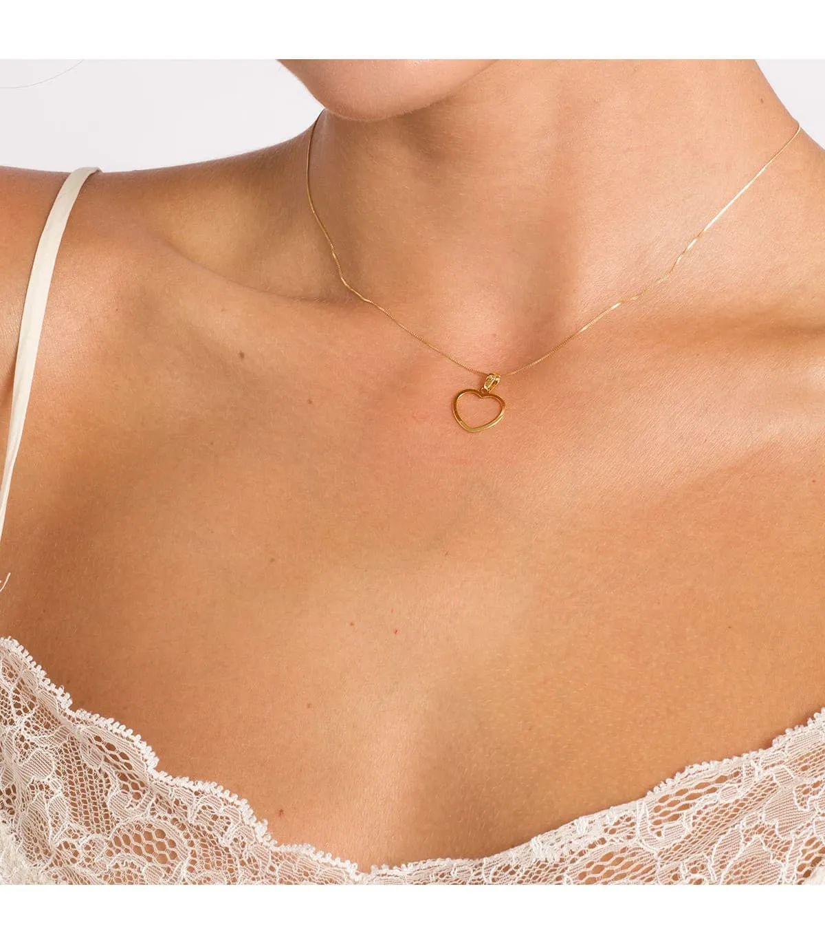 Colgante Suli Oro Amarillo 18k Corazón