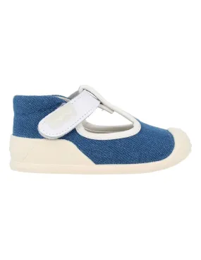 Conguitos - Sandalia Piel Denim Azul