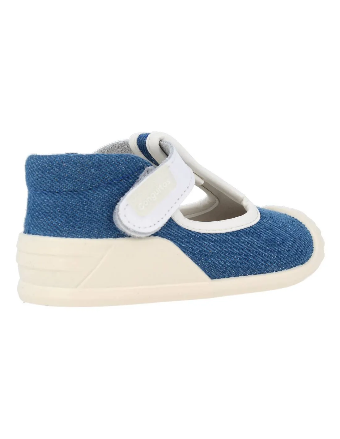 Conguitos - Sandalia Piel Denim Azul