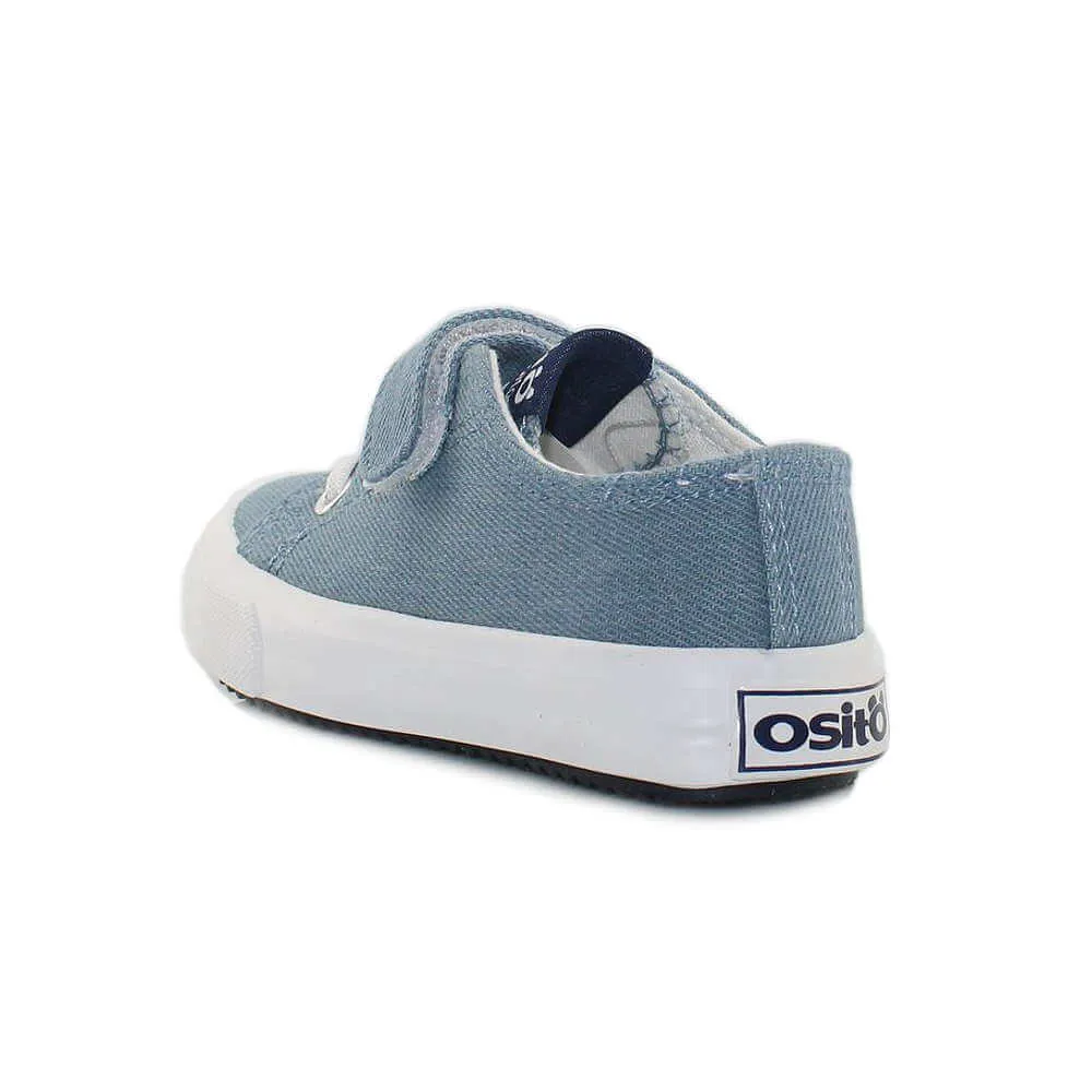 Conguitos Zapatillas Lona Denim Cordones Elásticos