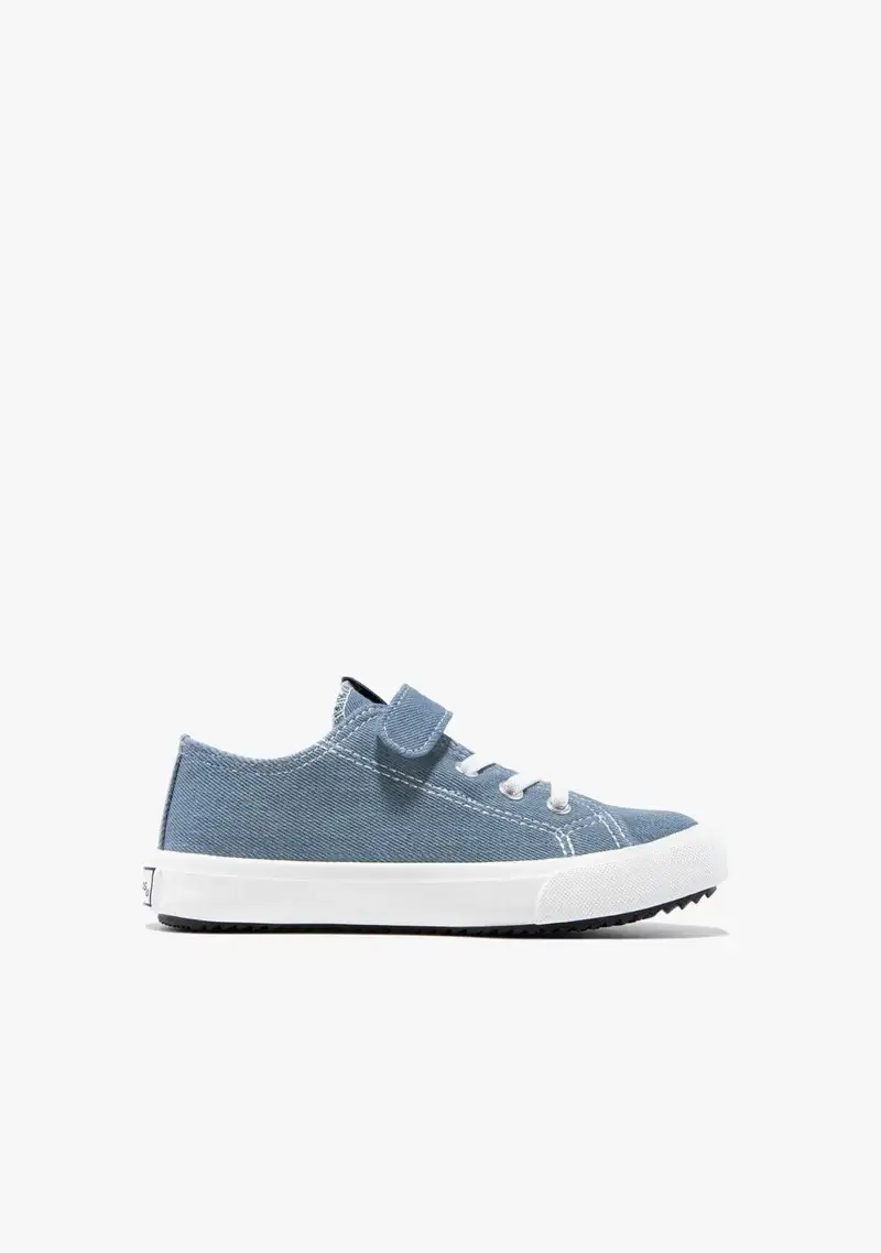 Conguitos Zapatillas Lona Denim Cordones Elásticos