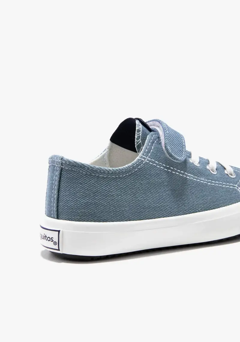 Conguitos Zapatillas Lona Denim Cordones Elásticos