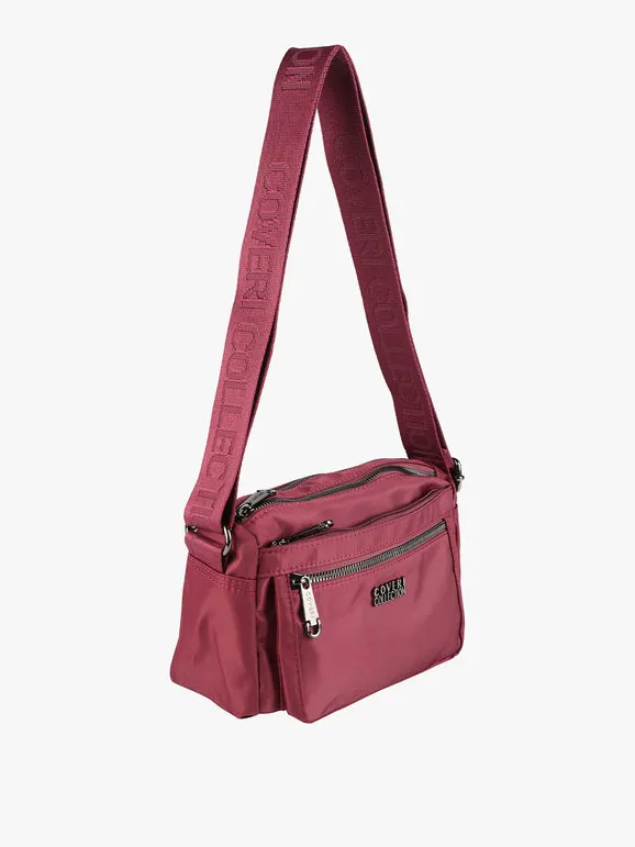 Coveri Collection Bolso bandolera de nailon para mujer