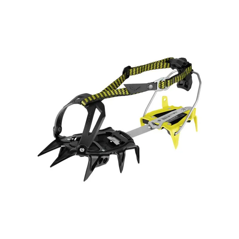 Crampones Salewa Alpinist Combi (Negro/Amarillo)