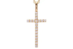 Cruz Creu Fedele EVERYDAY - Oro 18k  - 0.09ct