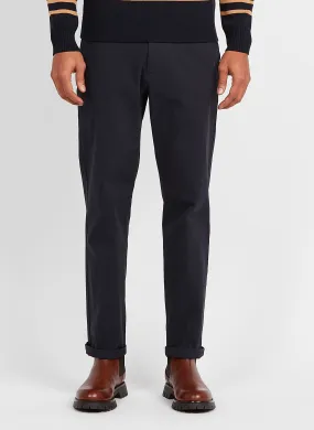 DOCKERS Pantalón chino de algodón elástico en azul