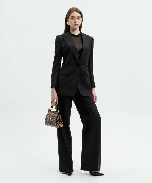 Dolce&Gabbana Black pants made of wool