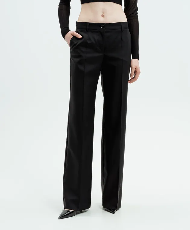 Dolce&Gabbana Black pants made of wool