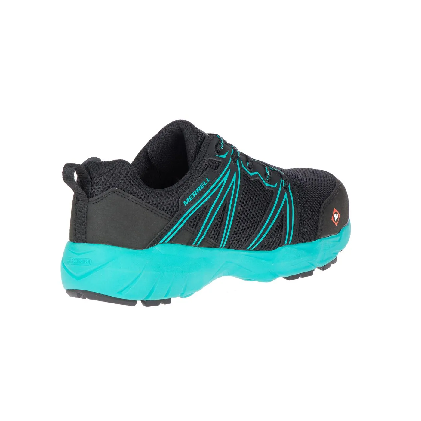 FULLBENCH SUPERLITE WOMEN'S ALLOYTOE WORK SHOES BLACK/TEAL