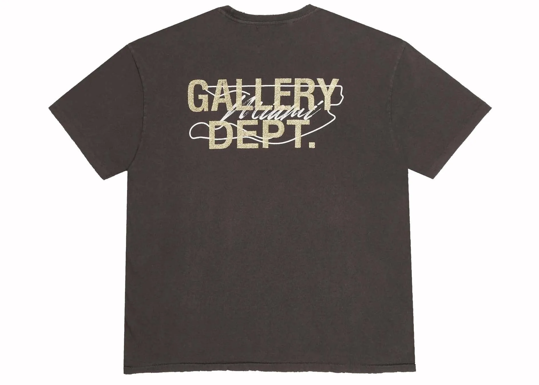 Gallery Dept. x Miami International Autodrone Miami Grand Prix Auction Tee Vintage Black