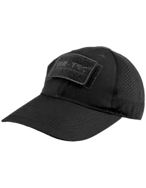 Gorra Miltec Rejilla - Negro