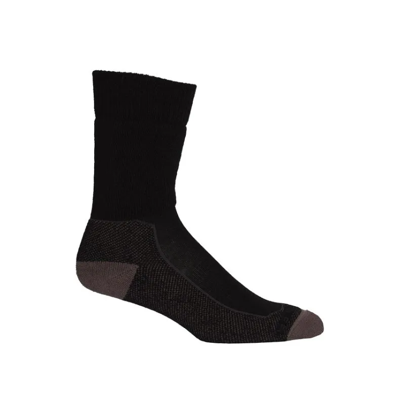 Icebreaker Hike+ Medium Crew (Blk/mink/msn) Calcetines de senderismo para hombre