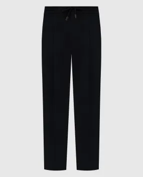 Incotex Black pants made of wool