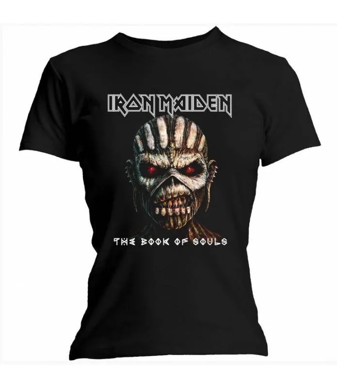 Iron Maiden Book of souls Camiseta chica Licencia Oficial Manga Corta ladies