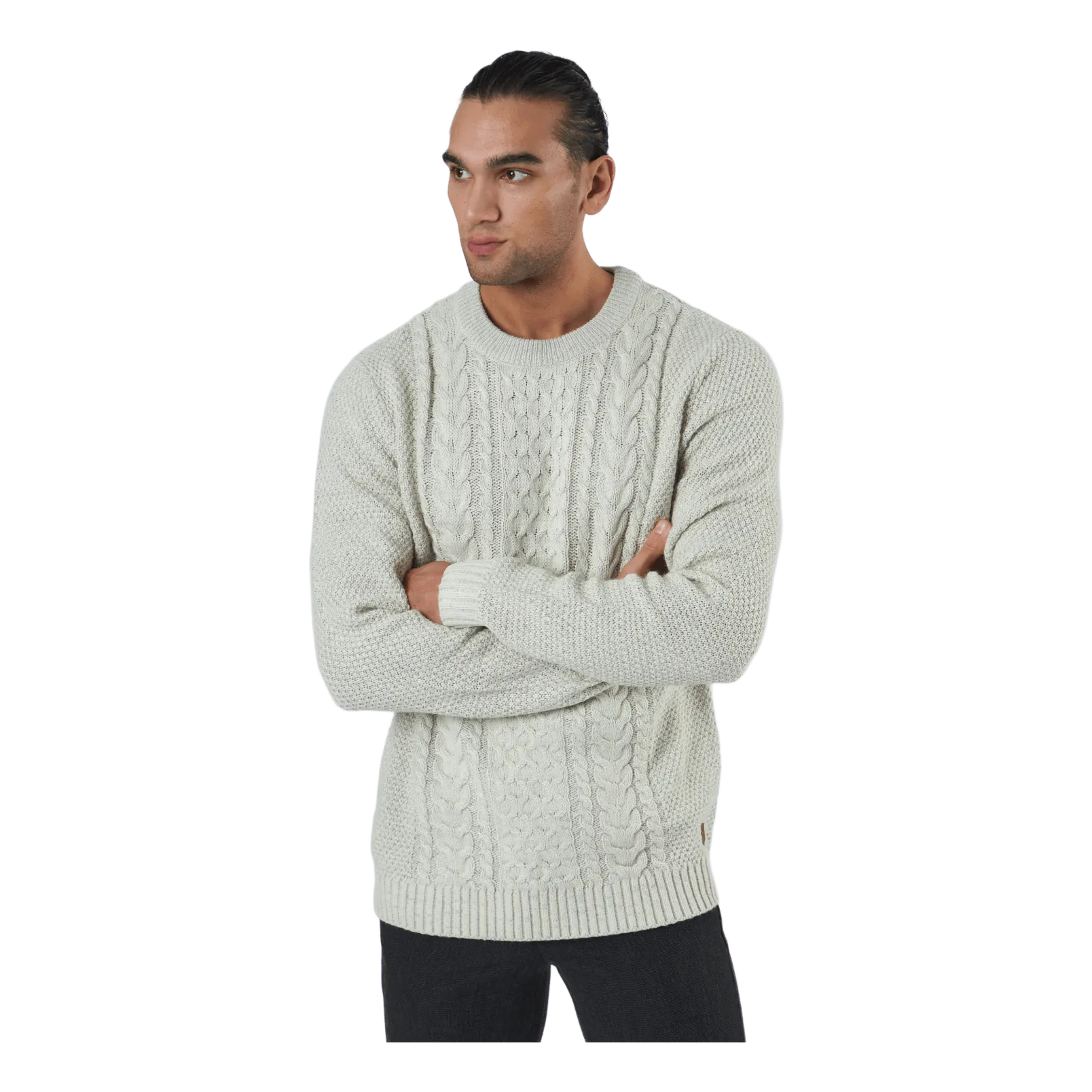 Jack & Jones Jjcraig Knit Crew Neck Cloud Dancer